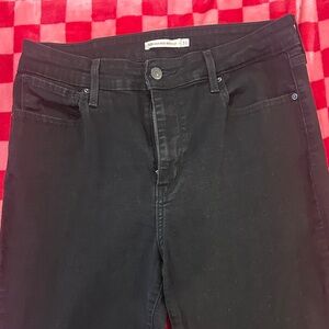 Levi's Women's High Rise Black Jeans